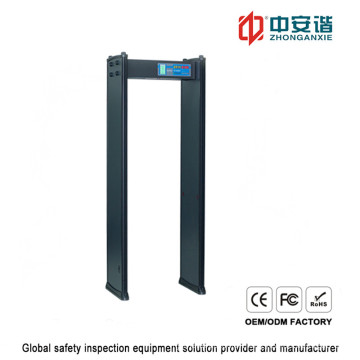 4 Zones Body Scanner Door Frame Metal Detector with Password Protection